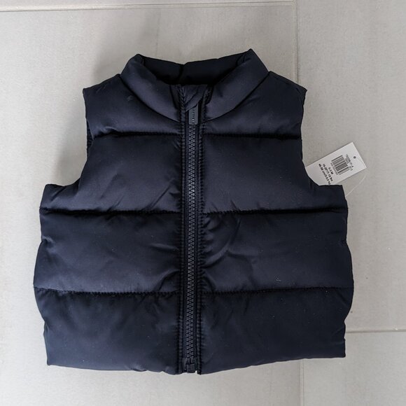 (4/$20) NWT Old Navy - Unisex Water-Resistant Quilted Puffer Vest for Baby - Picture 2 of 5